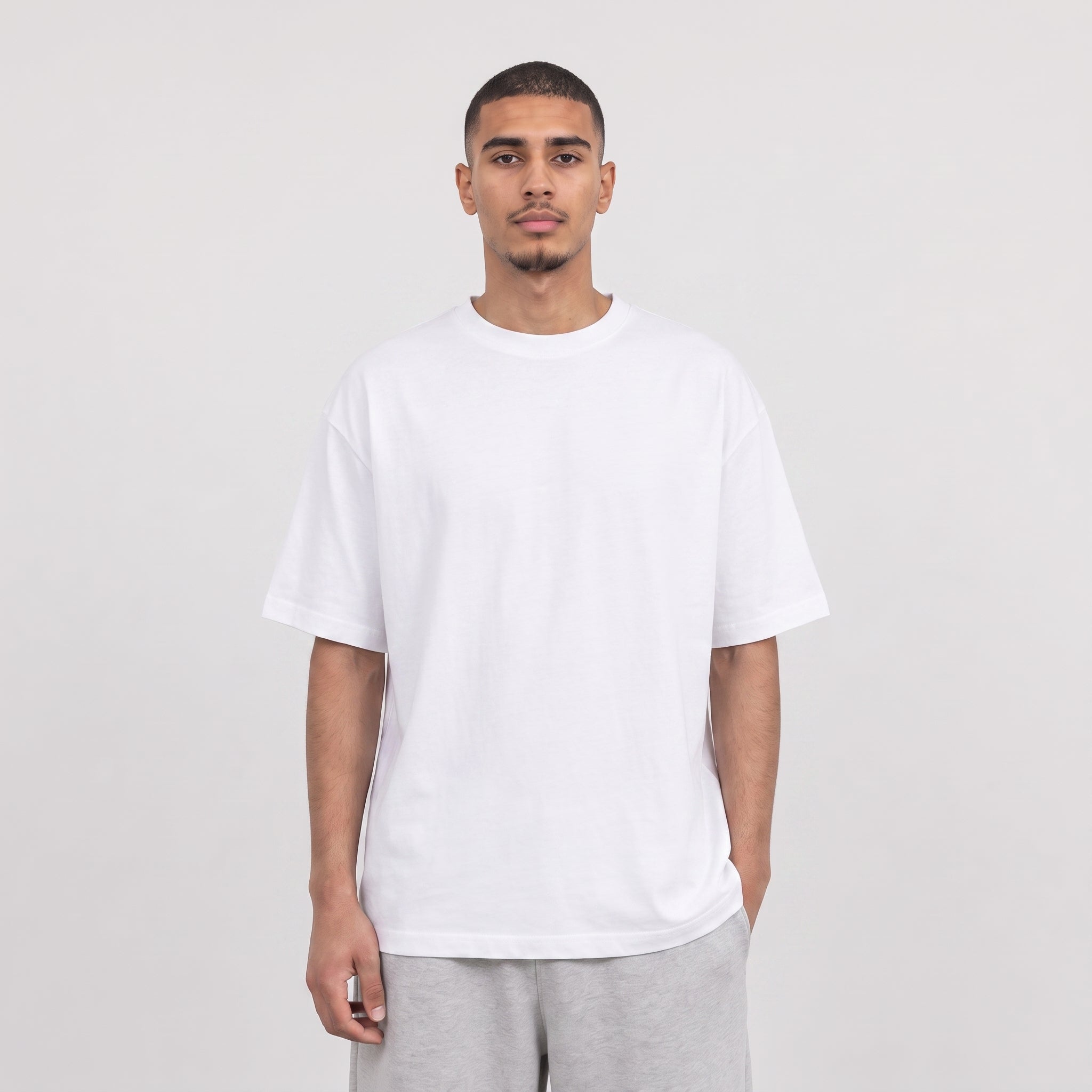 Oversized Heavy Unisex T-Shirt - White