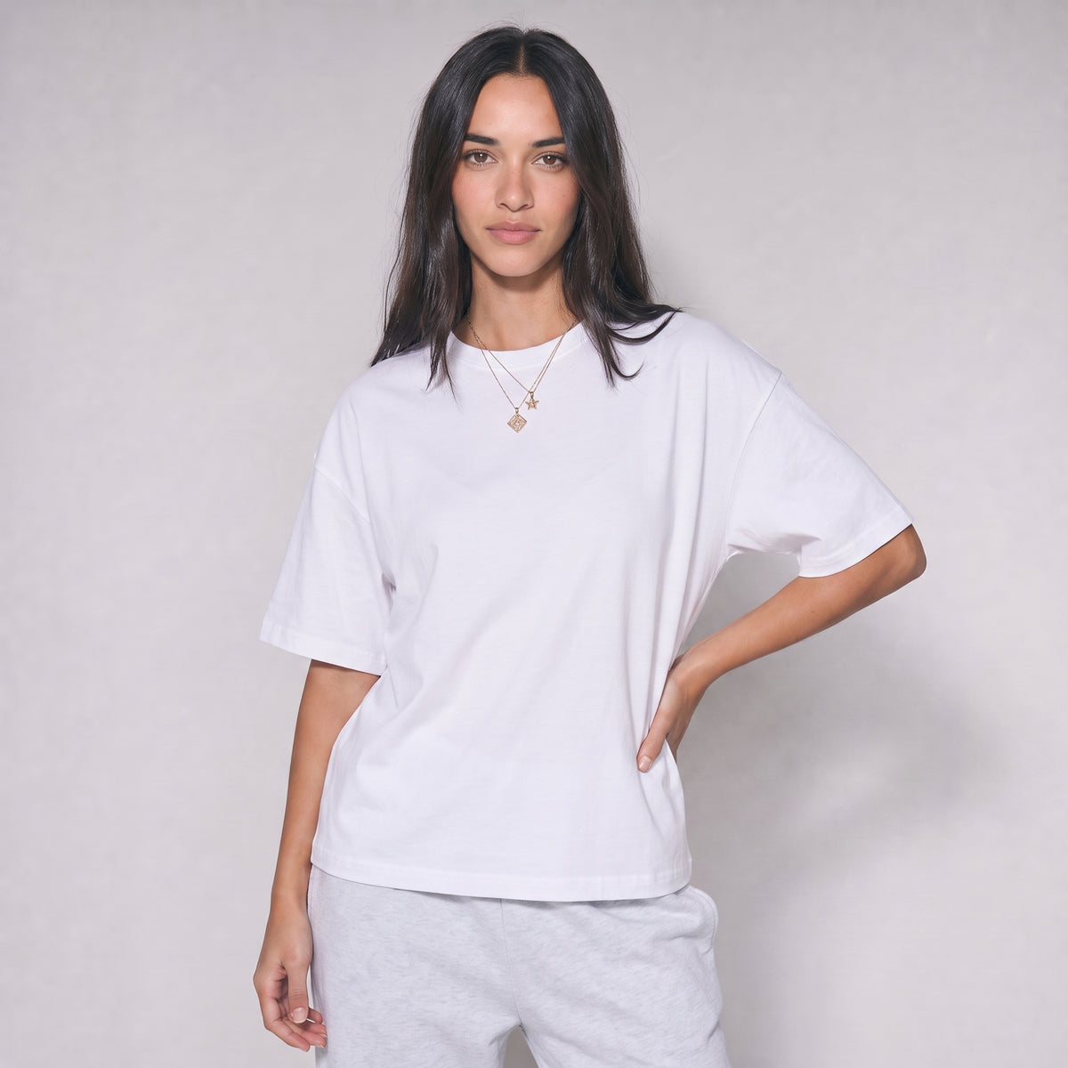 Oversized Heavy Unisex T-Shirt - White