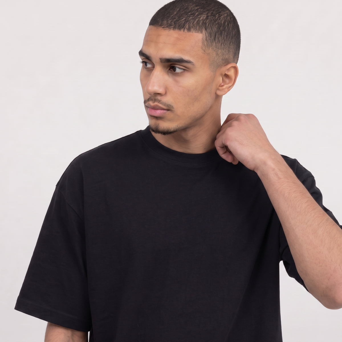 Oversized Heavy Unisex T-Shirt - Black