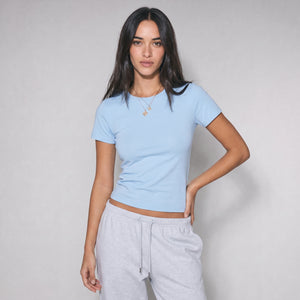 Basic Baby Tee - Baby Blue