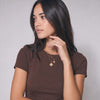 Basic Baby Tee - Brown