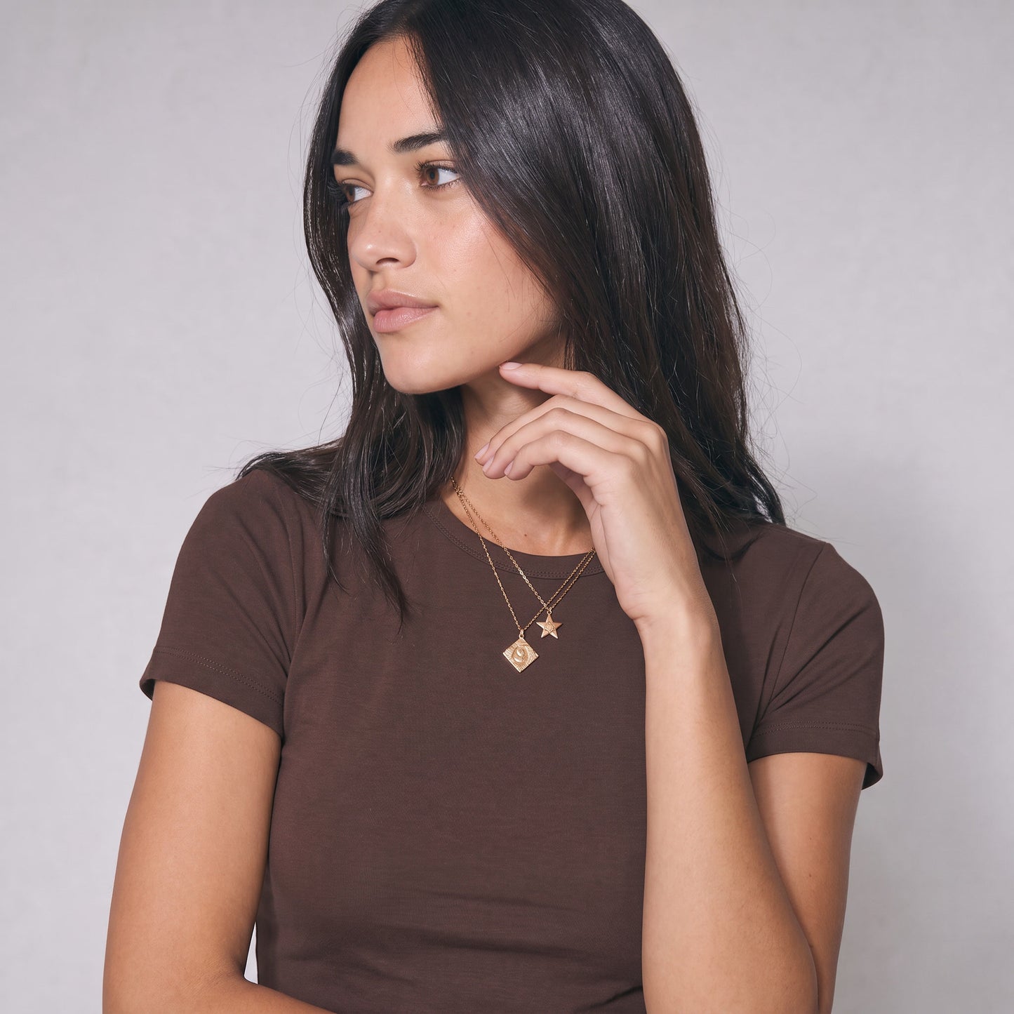 Basic Baby Tee - Brown