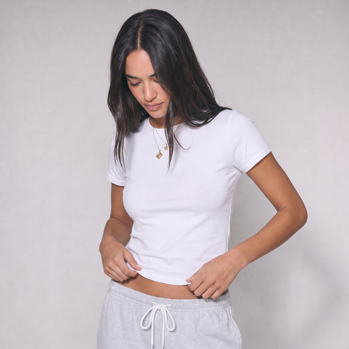 Basic Baby Tee - white