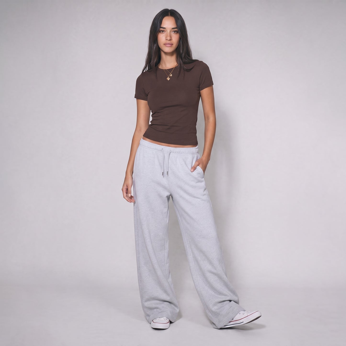 Basic Baby Tee - Brown