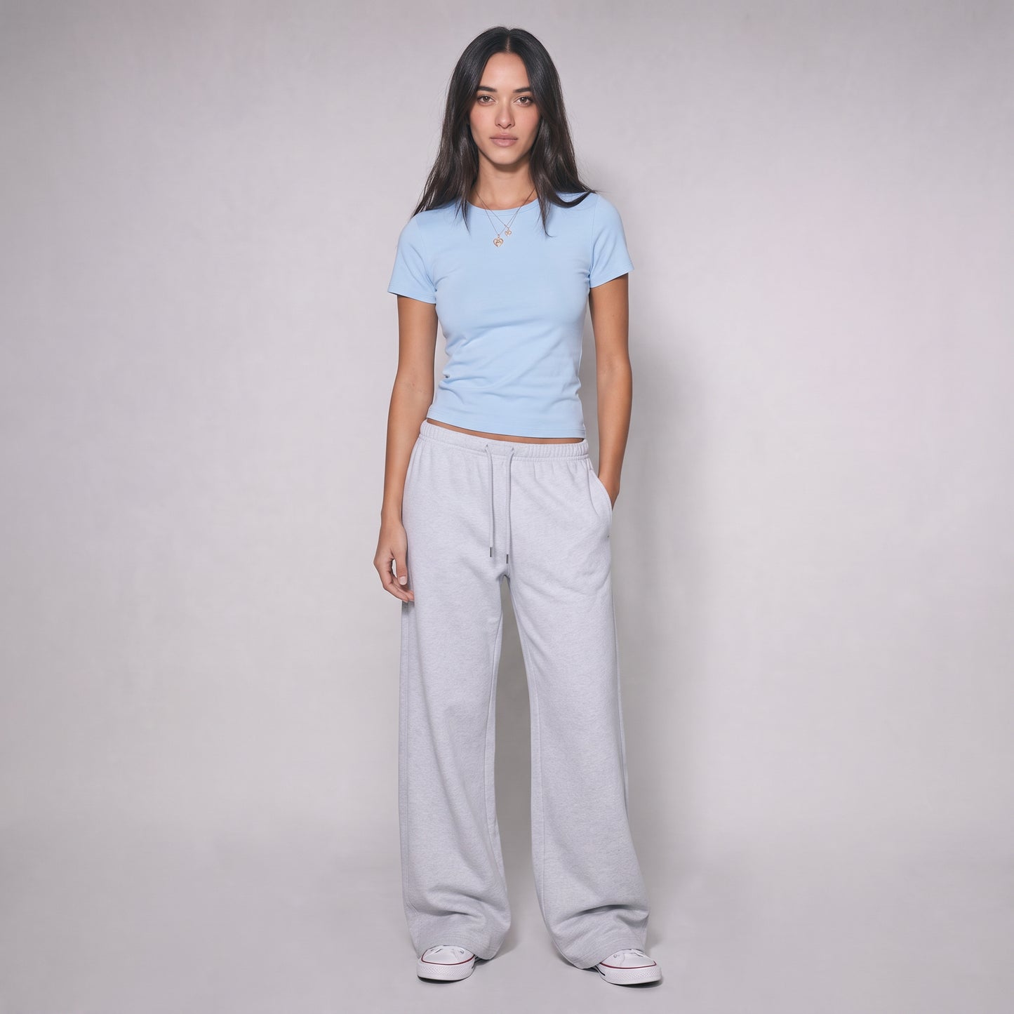 Basic Baby Tee - Baby Blue