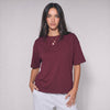 Oversized Unisex T-Shirt - Burgundy