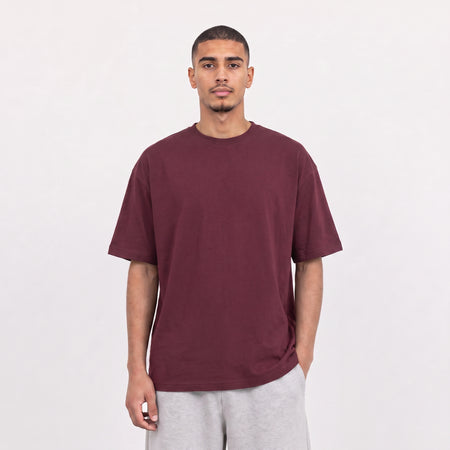 Oversized Unisex T-Shirt - Burgundy