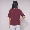 Oversized Unisex T-Shirt - Burgundy