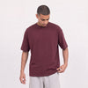 Oversized Unisex T-Shirt - Burgundy