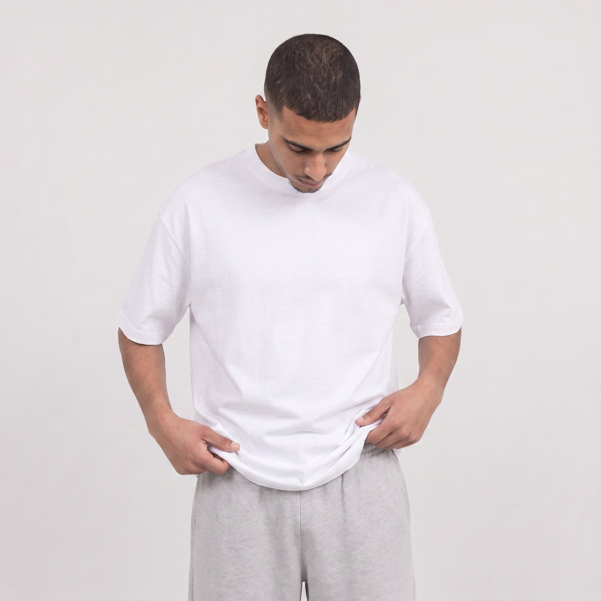 Oversized Heavy Unisex T-Shirt - White