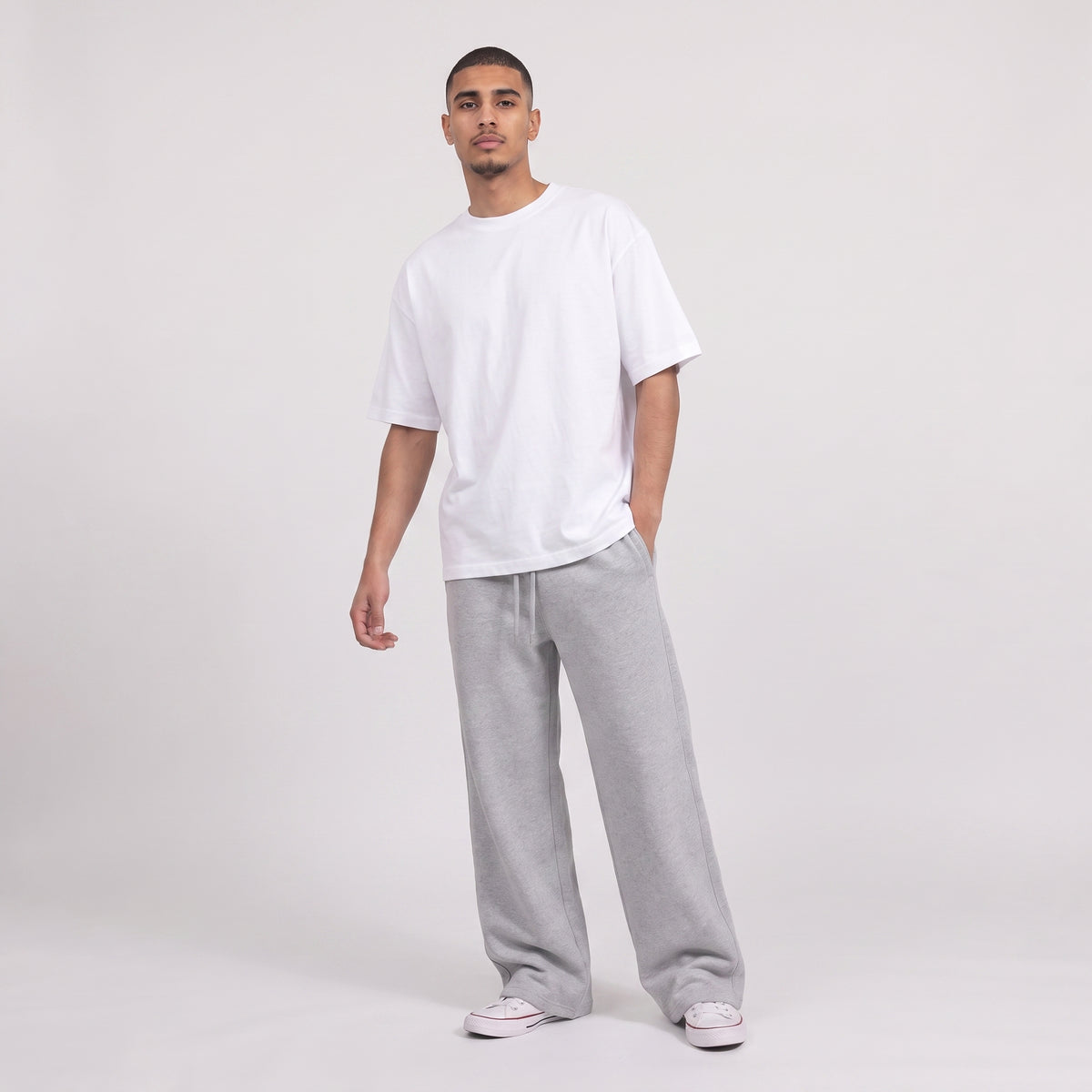 Oversized Heavy Unisex T-Shirt - White