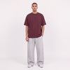 Oversized Unisex T-Shirt - Burgundy