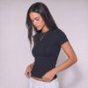 Round Neck Short Sleeve Top