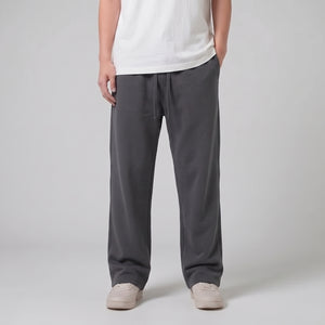 Straight Leg Unisex Summer Sweatpants - Dark Grey