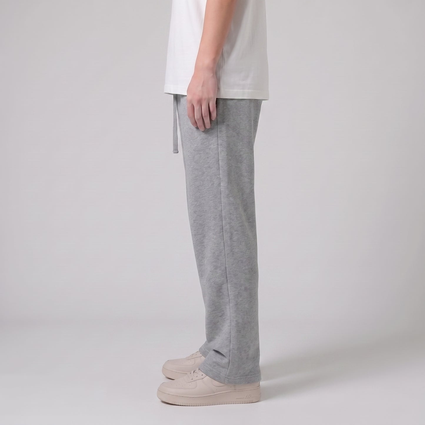 Straight Leg Unisex Summer Sweatpants - Heather Grey