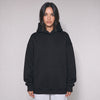 Boxy Unisex Hoodie - Black