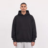 Boxy Unisex Hoodie - Black