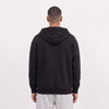 Zip Up Unisex Hoodie - Black