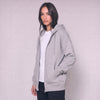 Zip Up Unisex Hoodie - Heather Grey