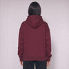 Boxy Unisex Hoodie - Burgundy
