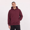 Boxy Unisex Hoodie - Burgundy