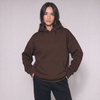 Boxy Unisex Hoodie - Brown