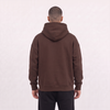Boxy Unisex Hoodie - Brown