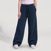 Baggy Unisex Wide Leg Sweatpants - Navy