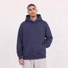 Boxy Unisex Hoodie - Navy