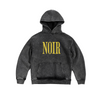 Washed Oversized Hoodie - Noir