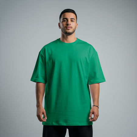Oversized Lightweight Unisex T-Shirt - Green