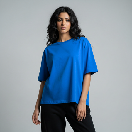 Oversized Lightweight Unisex T-Shirt - Royal Blue