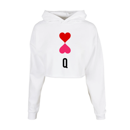 Cropped Oversized Hoodie – Queen