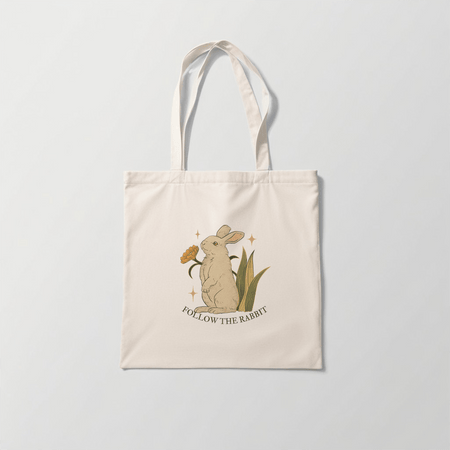 Tote Bag – Follow the rabbit