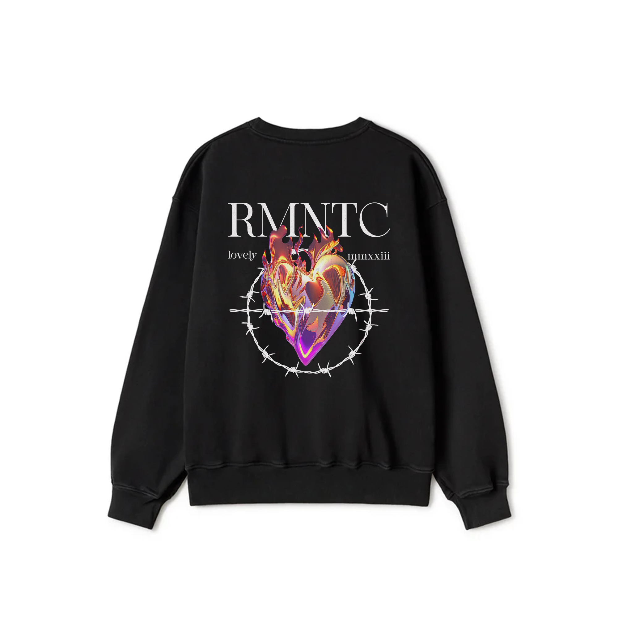 Black Crewneck Sweatshirt - RMNTC