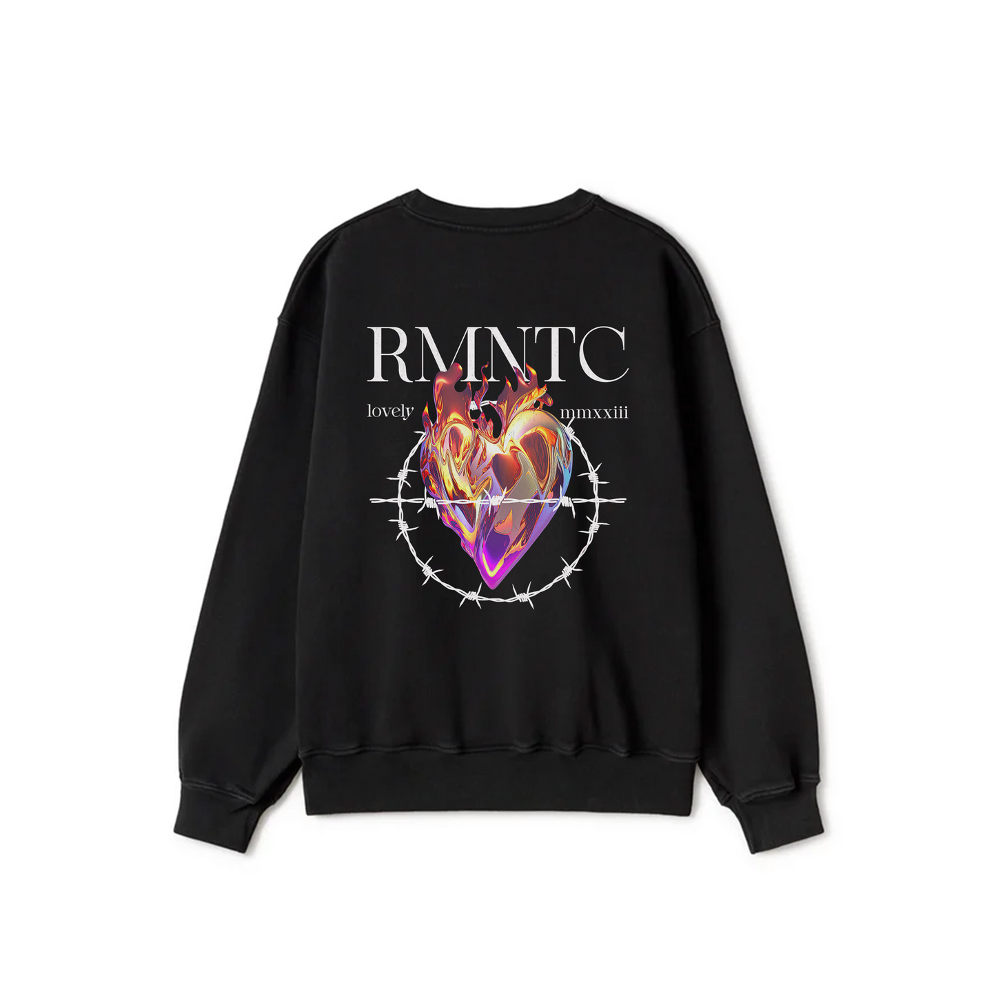 Black Crewneck Sweatshirt - RMNTC