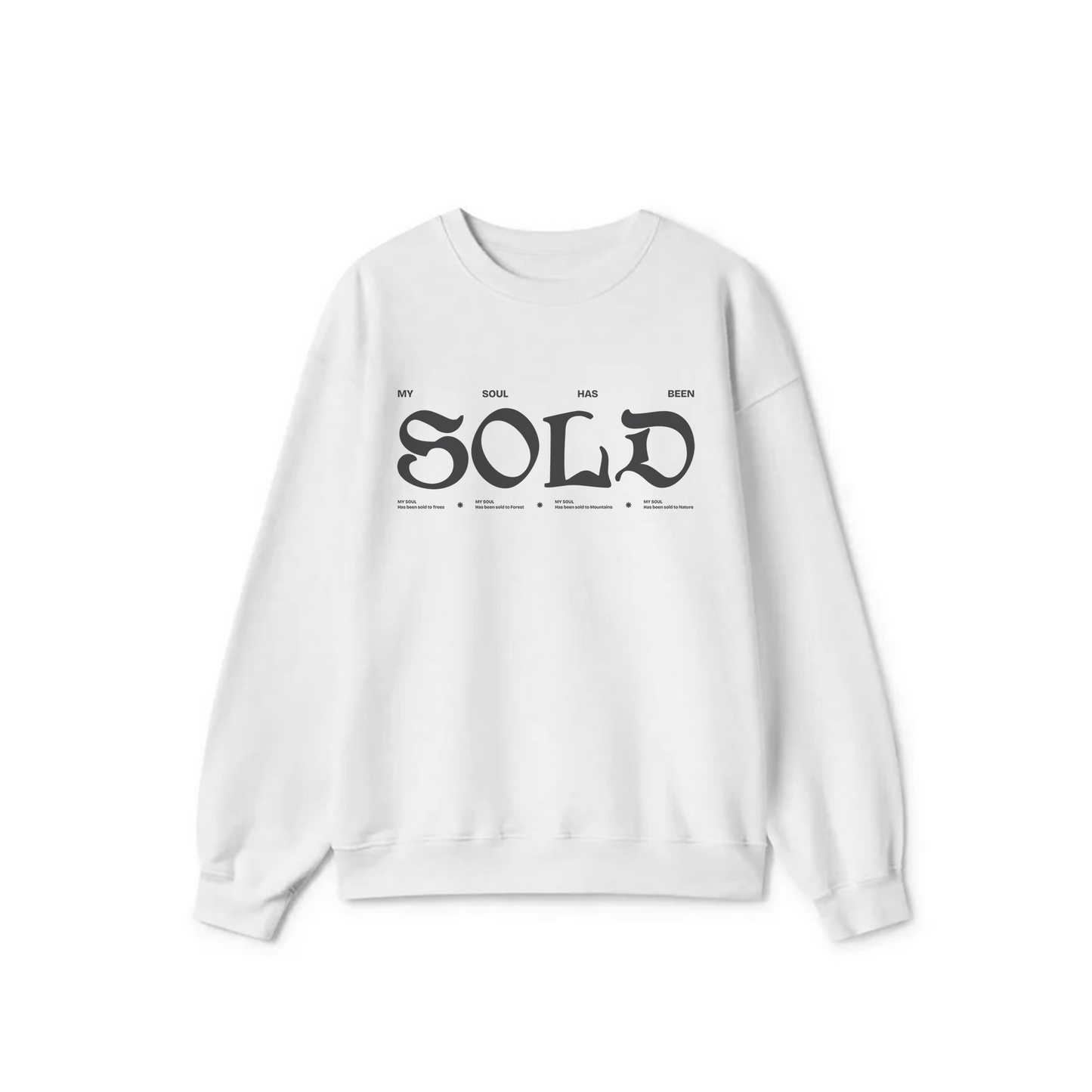 White Crewneck Sweatshirt - Sold