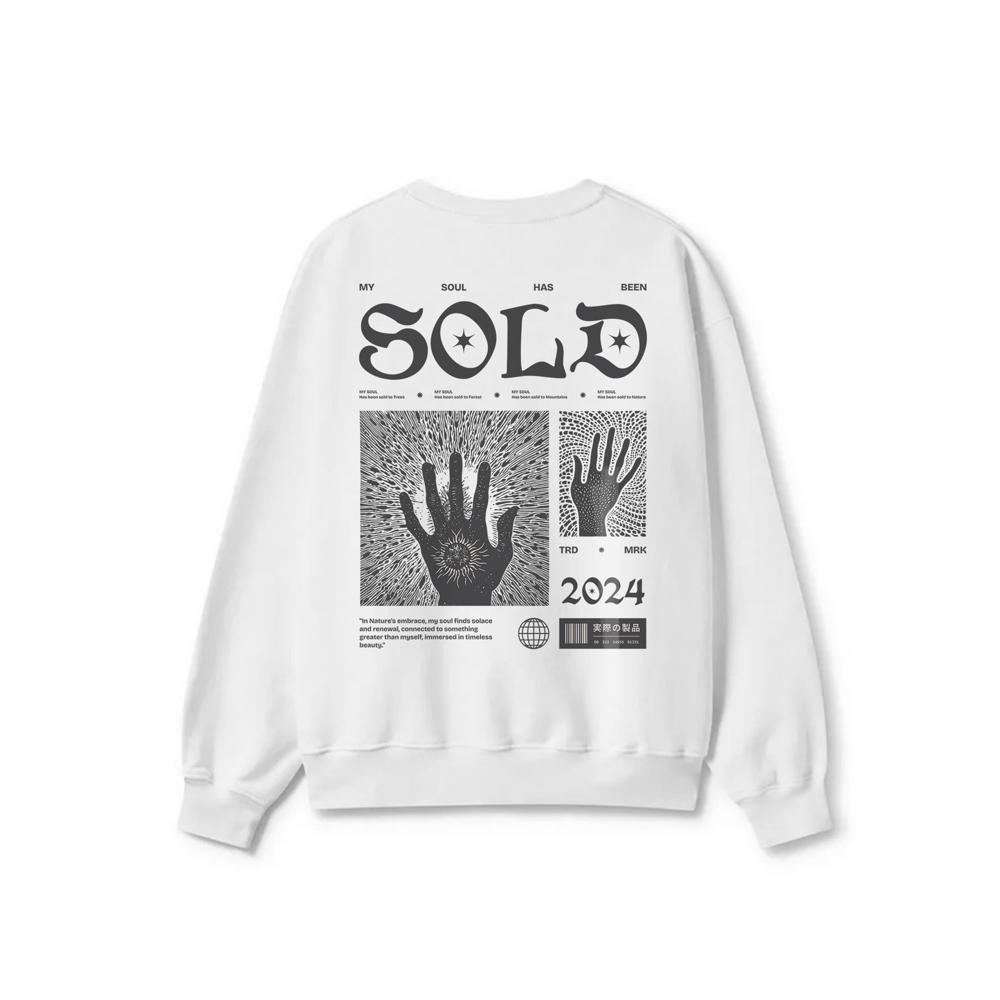 White Crewneck Sweatshirt - Sold