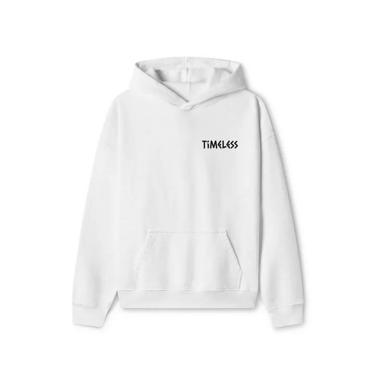 White Oversized Hoodie - Timeless